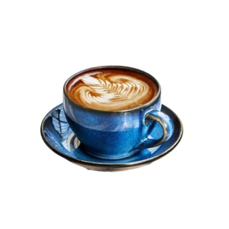300 ml Blue Cappuccino Cup