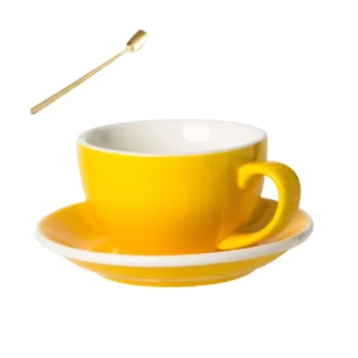 300 ml Yellow Cappuccino Cup