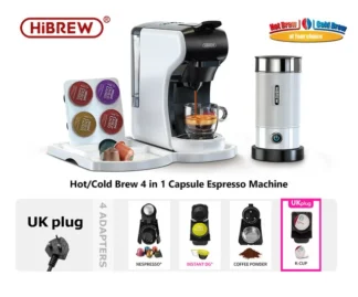 HiBREW H1A Coffee Machine + M1A Milk Frother