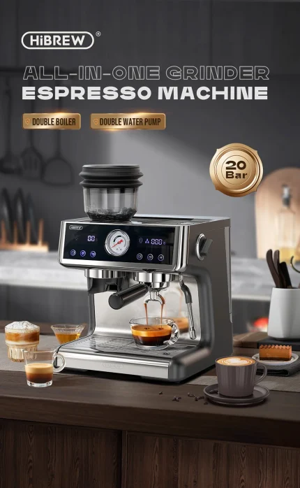 HiBREW H7A Dual Boiler Barista Pro