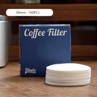 Bincoo 58mm 100Pcs Coffee Powder Bowl Filters Paper For Espresso Coffee Maker