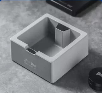 Coffee Ground Knock Box Espresso Grind Residue Bucket Detachable Coffee Tamper Holder Station Tools Home (Gray)