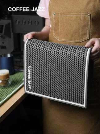 Silicone Mat  for COFFEE- 9mm Thick Heat-Resistant and Food Safe Drip Mat - Drying Mat for Glasses  - قاعدة لأدوات القهوة سيليكون مقاوم للانزلاق و مقاوم للخدوش