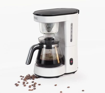 HiBREW 3 in 1 America Drip Coffee Machine Pour Over Coffee Maker Glass Teapot Hot Tea Maker 750ML H12