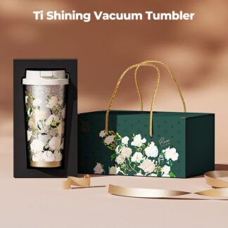 The MET x GERM Titanium Vacuum Tumbler – Van Gogh Series - Green Gift Package