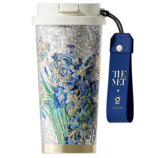 The MET x GERM Titanium Vacuum Tumbler – Van Gogh Series - Blue Gift Package