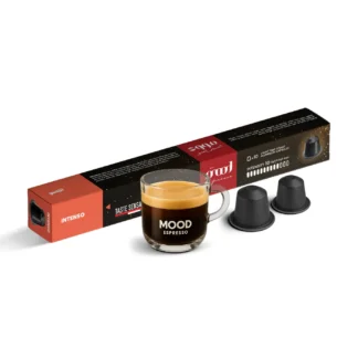 Mood Intenso - Nespresso Compatible Aluminium Capsule, 10 Capsules