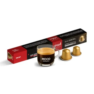 Mood Decaf - Nespresso Compatible Aluminium capsules, 10 Capsules