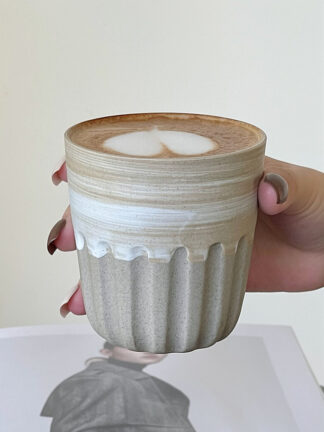 Grey Japanese-Style Stoneware Coffee Mug – Handmade Espresso & Tea Cup (Copy)